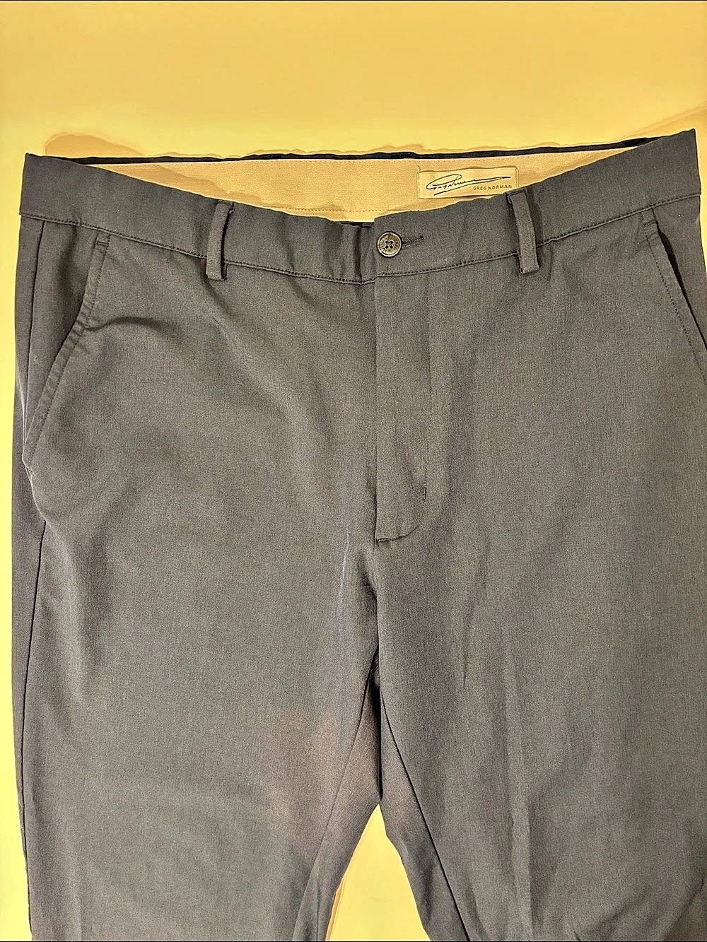 Greg Norman Men's Performance Stretch Golf Pants Navy - 34x30
